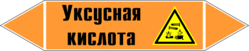 Маркировка трубопровода "уксусная кислота" (k06, пленка, 126х26 мм)" - Маркировка трубопроводов - Маркировки трубопроводов "КИСЛОТА" - Магазин охраны труда ohranatruda-shop.ru