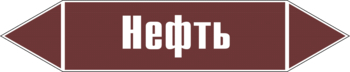 Маркировка трубопровода "нефть" (пленка, 358х74 мм) - Маркировка трубопроводов - Маркировки трубопроводов "ЖИДКОСТЬ" - Магазин охраны труда ohranatruda-shop.ru
